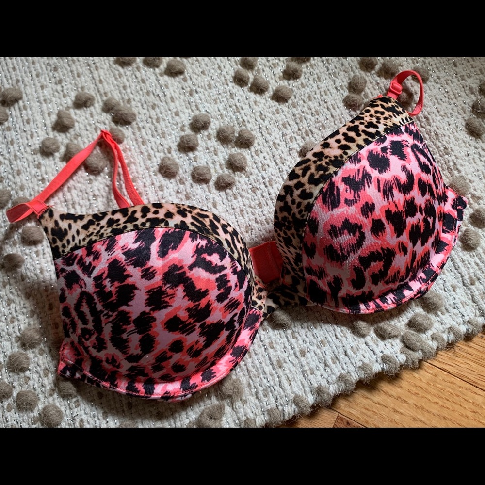 VS leopard print bra